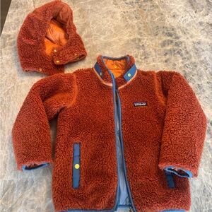Reversible Patagonia Fleece Jacket Kids 5T